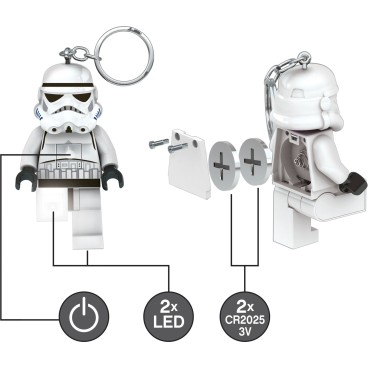 LEGO Star Wars Storm Trooper avaimenperä LED valolla
