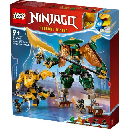 LEGO Ninjago 71794 Lloydin ja Arinin ninjatiimin robottiasut