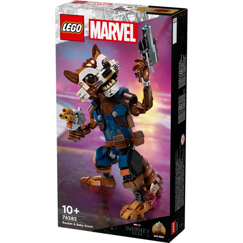 LEGO Super Heroes Marvel 76282 Rocket ja Baby Groot