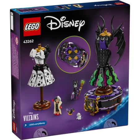 LEGO Disney Classic 43262 Pahattaren ja Cruella De Vilin mekot
