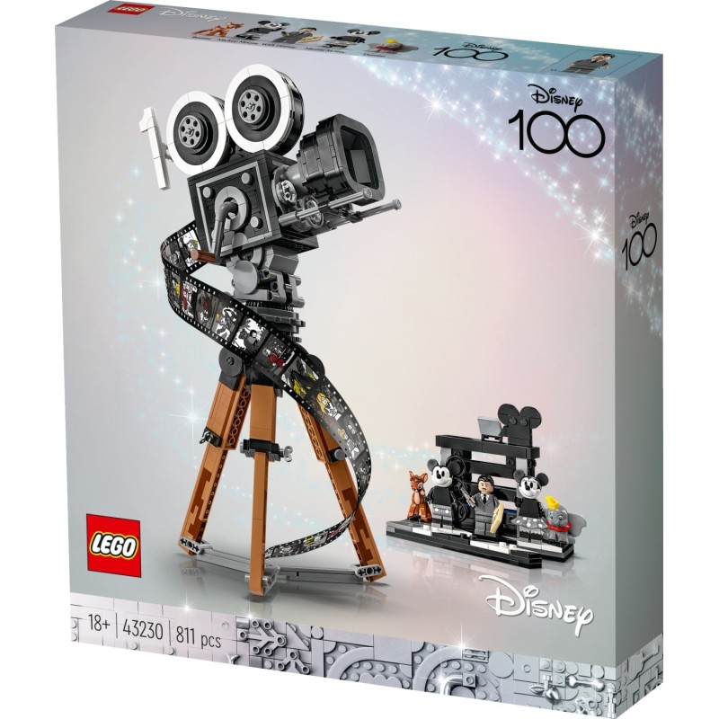 LEGO Disney Classic 43230 Walt Disneylle omistettu kamera