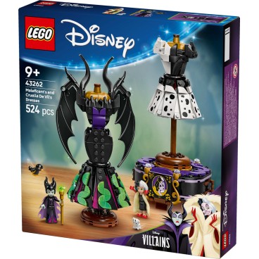 LEGO Disney Classic 43262 Pahattaren ja Cruella De Vilin mekot