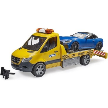 Bruder MB Sprinter hinausauto ja Bruder Roadster