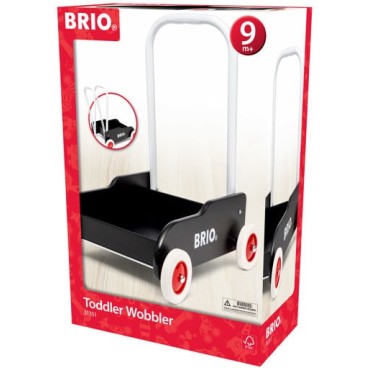 BRIO musta kävelyvaunu