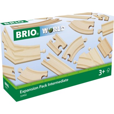 BRIO 16-osainen lisäosasarja junarataan