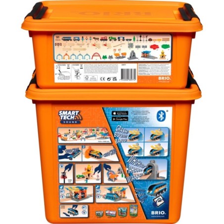 BRIO Smart Tech Sound Deluxe toimintotunnelisetti