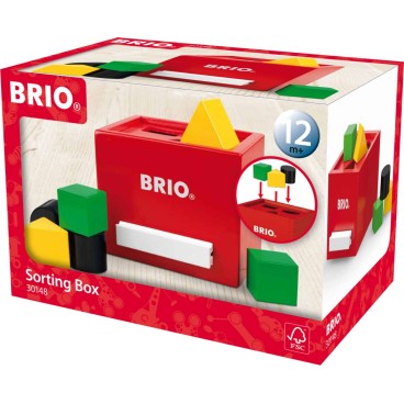 BRIO punainen palikkalaatikko