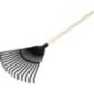 Plasto 80 cm lasten harava puuvarrella