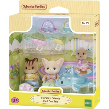 Sylvanian Families Kolmoset altaalla