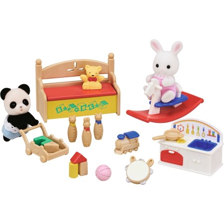 Sylvanian Families 5709 Lelulaatikko hahmoilla leikkisetti