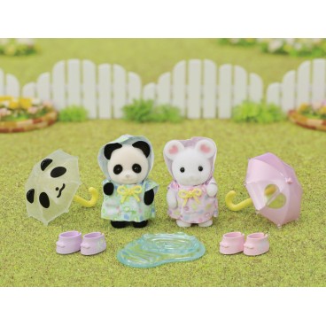 Sylvanian Families Kaverukset sateessa