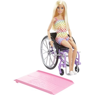 Barbie Wheelchair Barbie nukke pyörätuolissa