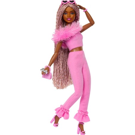 Barbie Deluxe Style Braided Hair letitetyt hiukset nukke