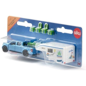Siku Ford F150 Pick-Up Camper pikkuauto