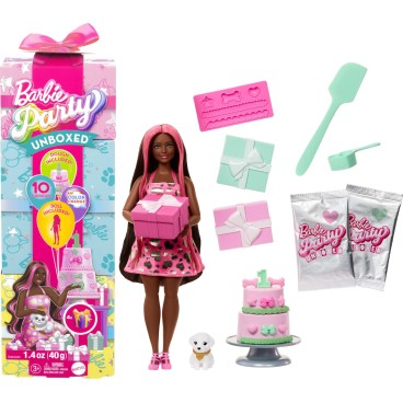 Barbie Party Unboxed Doll 2 nukke