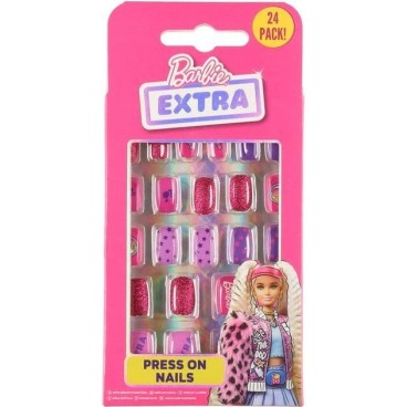 Barbie Press-on Nails tekokynnet setti