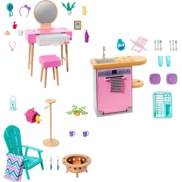 Barbie Furniture And Decor huonekalupakkaus (lajitelma)