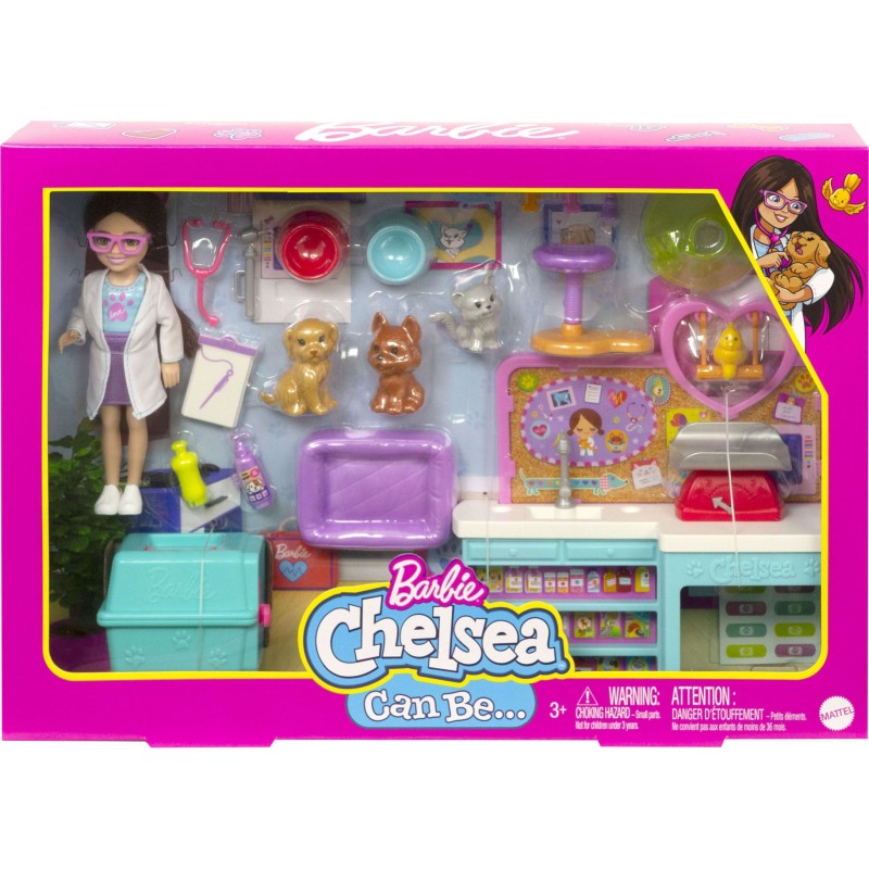 Barbie Chelsea Can Be Pet Vet nukke