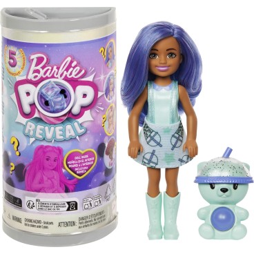 Barbie Pop Reveal Chelsea Boba Series nukke (lajitelma)
