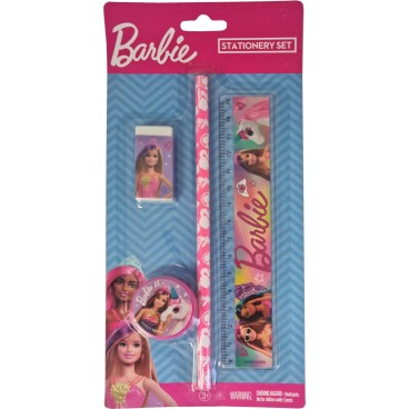 Barbie 4-osainen kirjoitussetti