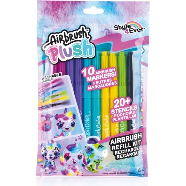 Airbrush Plush tussit 10 kpl