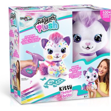 Airbrush Plush Kissa väritettävä pehmo