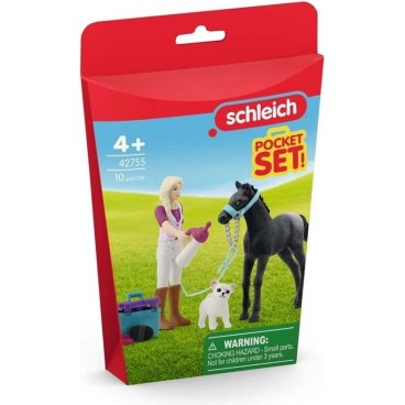 Schleich Pocket Set Care Set For Foal