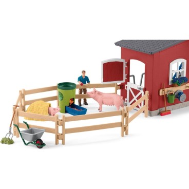 Schleich Farm World Punainen maatalo