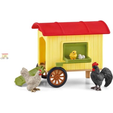 Schleich Farm World 42572 Liikuteltava kanakoppi