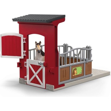 Schleich Farm World Ponybox With Mustang Mare