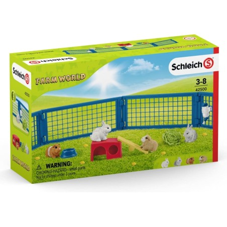 Schleich Farm World Kanien ja marsujen häkki